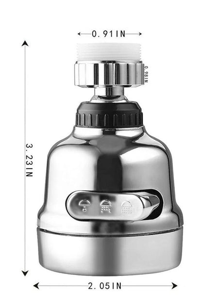 360 Degree Rotating Faucet Movable Kitchen Tap Head Water Saving Nozzle Sprayer
