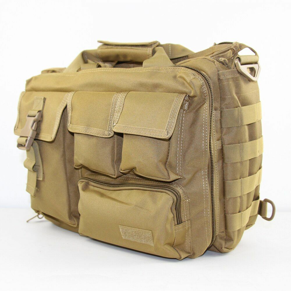15'' Tactical Computer Backpack Belt Shoulder Bag Camping Outdoor Sports Hiking