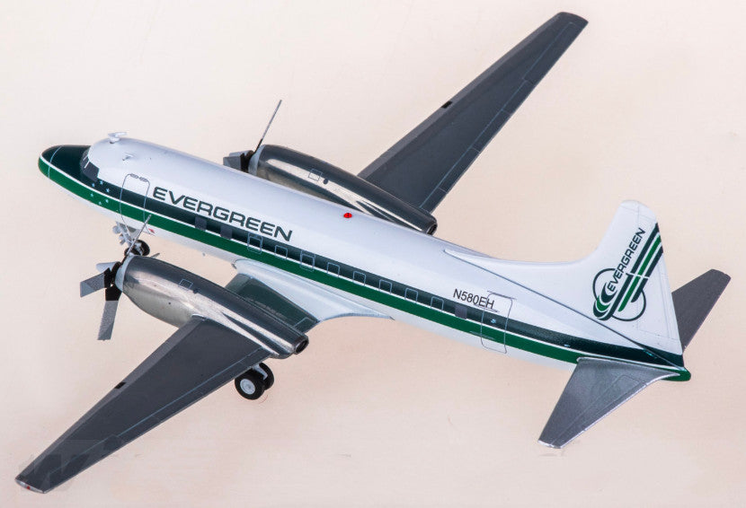 1:200 JC Wings Evergreen Convair CV-580F N580EH Airplane Diecast Aircraft Model