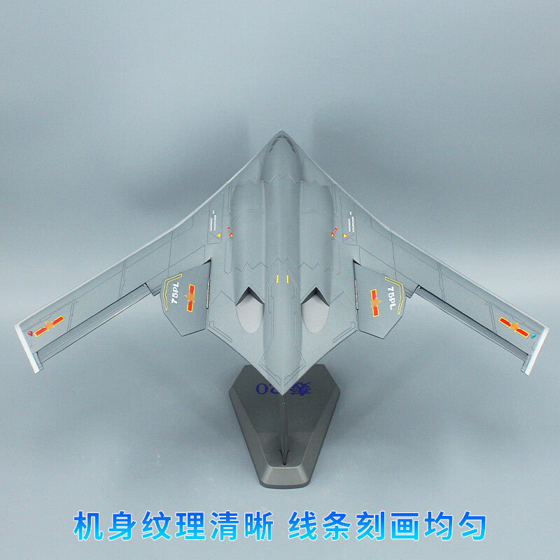 1:98 48CM H-20 Strategic Stealth Bombers Fighter Plane Diecast Aircraft Model