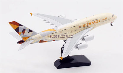 for Aviation for Etihad Airways for Airbus A380 A6-APA 1:400 plane Pre-built