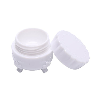 Refillable Bottles 5g Four-Legged Empty Nail Polish Jar Eye Face Cream Container