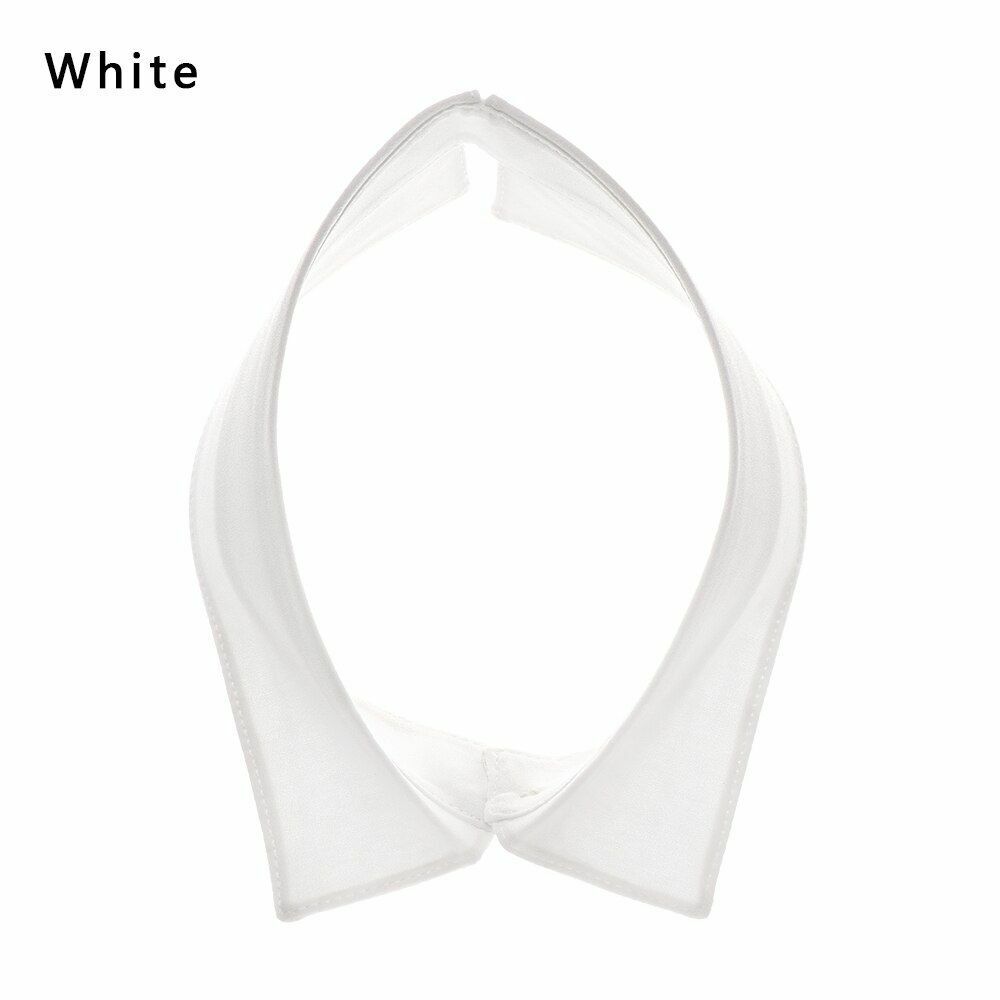 Shirt Collar Women Cotton Lace Fake Blouse Vintage Lapel Clothes Accessories Top