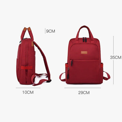 Waterproof Backpack Oxford Student School 13.4Inch Laptop Traveling Bag Rucksack