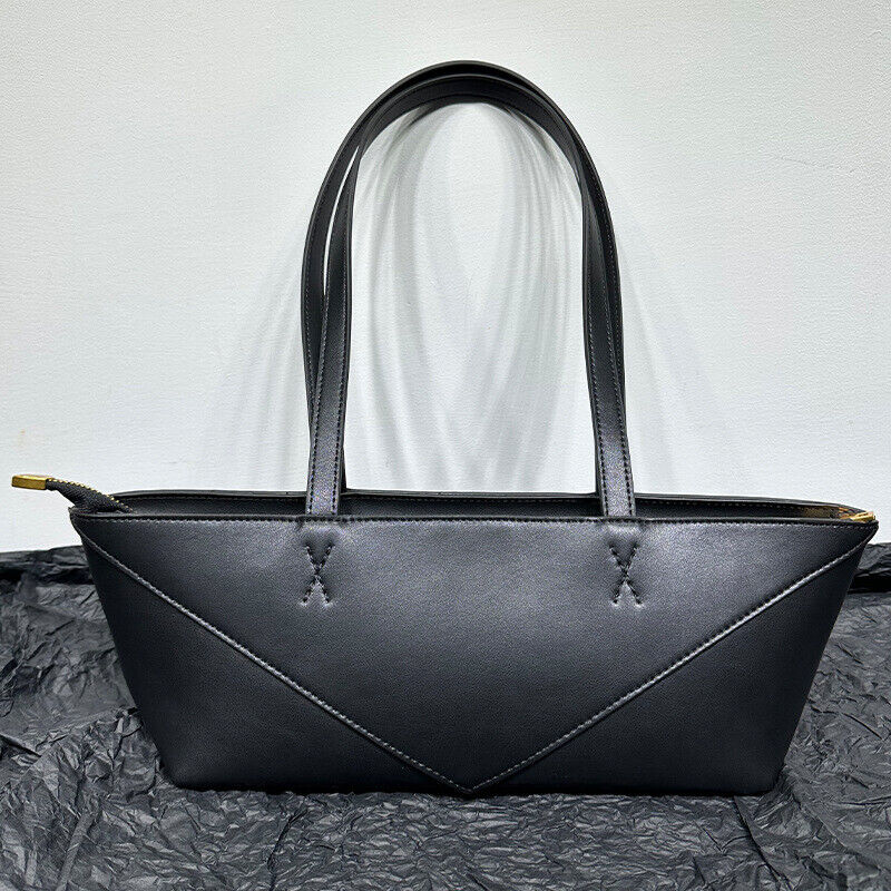 Small Real Leather Fold Shoulder bag Tote Handbag Fashion Purse Top Handles