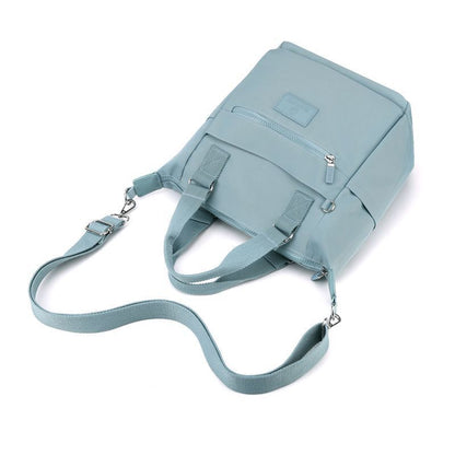 Durable Fabric Shoulder Bag Multi-pocket Messenger Bag Large Shopping Purse 1PC
