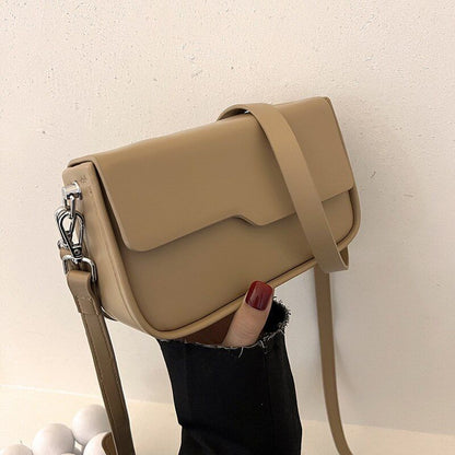 20*11*6.5CM Messenger Bag Minimalist Retro Shoulder Bag Texture Small Square Bag
