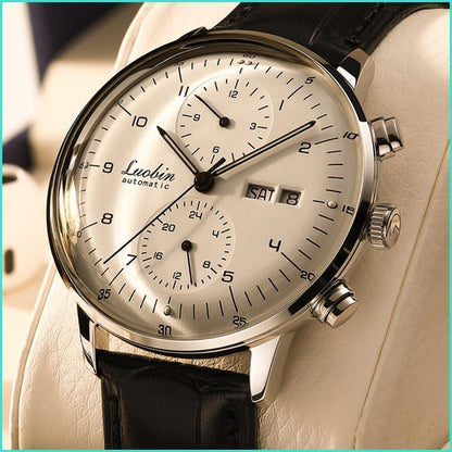 Automatic Men's Mechanical Luxury Watch Buisness 3atm Hour Date Month Multi Dial