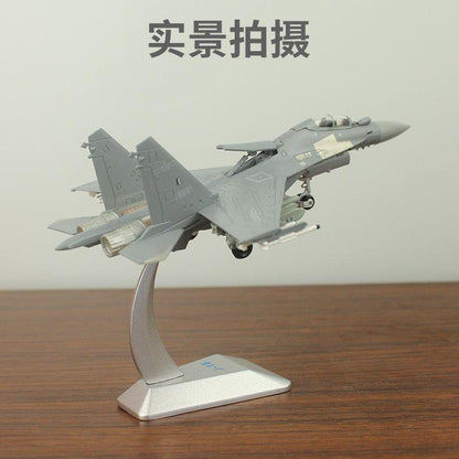 1:100 18CM Chinese J-16 Fighter Plane Airplane Diecast Military Aircraft Model