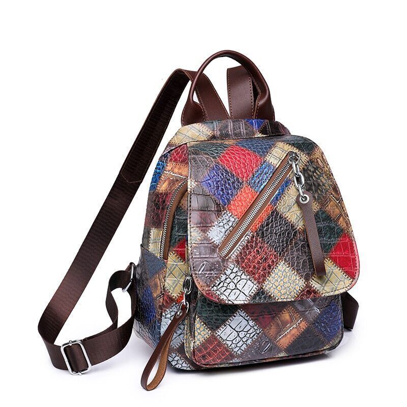 Leather Backpack Women Casual Small Ladies Travel Bag Backpack Teenage Girls