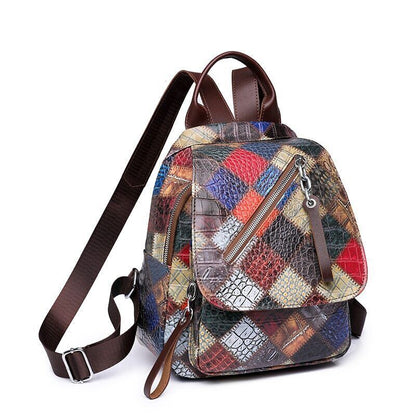 Leather Backpack Women Casual Small Ladies Travel Bag Backpack Teenage Girls