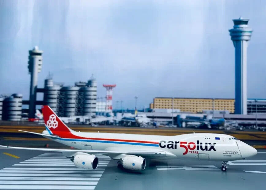 1:400 JC Wings Cargolux BOEING 747-8F Airfreighter Plane Diecast Aircraft Model