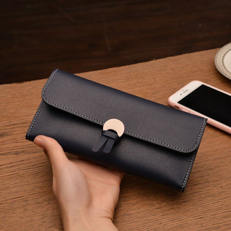 Women Leather Wallet Rfid Design Lady Party Clutch Bag Fashion Long Purse Gifts