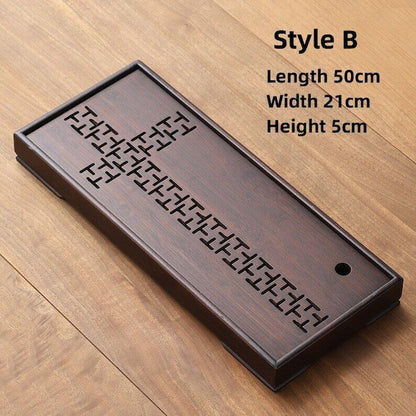 Chinese Wooden Tea Tray With Water Storage|Gong Fu Tea Tray