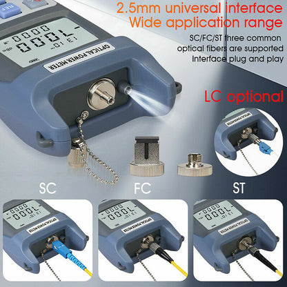 FTTH Fiber Optical Power Meter AUA-G710A Tester -70dBm~+10dBm SC/FC Connector