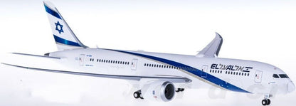 1:200 32CM Herpa El Al BOEING 787-9 Passenger Airplane ABS Plastic Plane Model