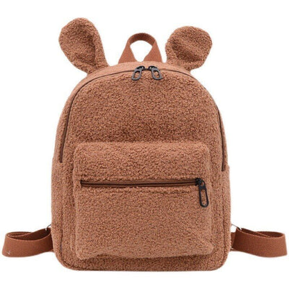 Backpack Portable Mini Travel Shopping Rucksacks Shoulder Bag 28*27*13 CM Green