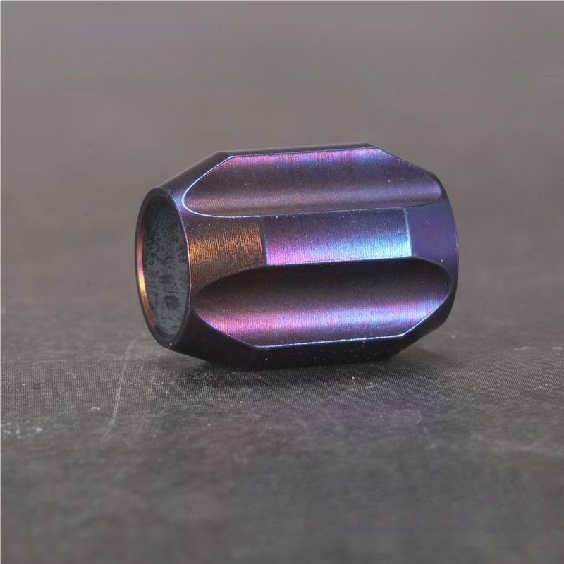 Titanium Alloy Knife Lanyard Bead Paracord Bracelet Bead Necklace Pendant DIY