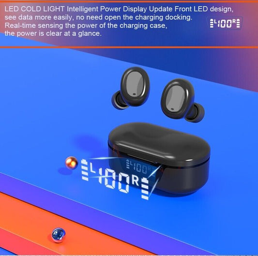 Bluetooth Headset 5.0 TWS Wireless Earphones Earbuds Headphones Stereo Ear Hook