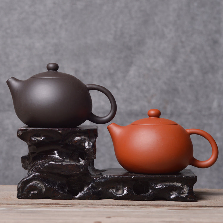 Chinese Xishi Pot Marked Purple Clay Kungfu Tea Pot China Zisha Pot String Gift