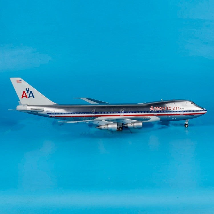 1:200 JC Wings American Airlines Boeing 747-100 Airplane Diecast Aircraft Model