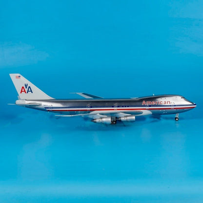 1:200 JC Wings American Airlines Boeing 747-100 Airplane Diecast Aircraft Model