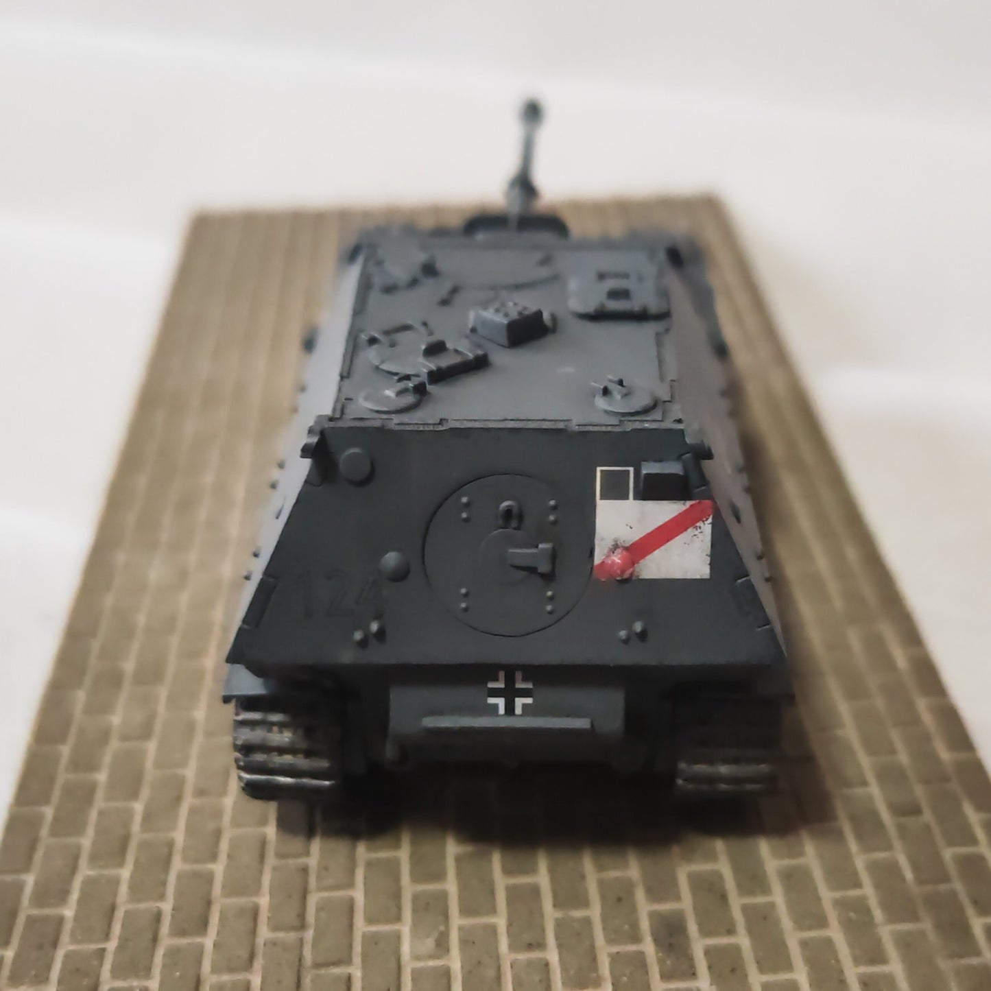 Homemade 1/72 Germany Ferdinand Tank Painting, Static Model, Gift