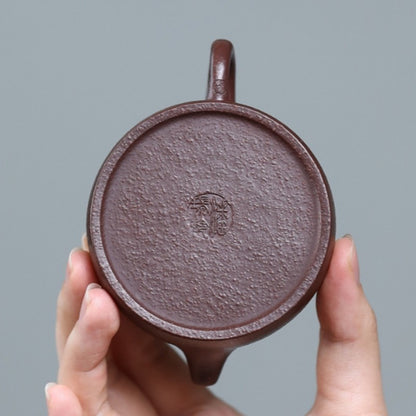 80ml Kungfu Tea Pot On Sales Handmade Half Moon Style Real Yixing Zisha Pot New