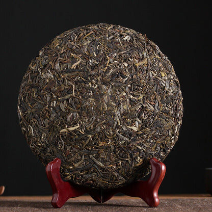 357g Yunnan Pu'er Tea Bulang Mountain Raw Cake Big Old Tree Seven Seeds Cake