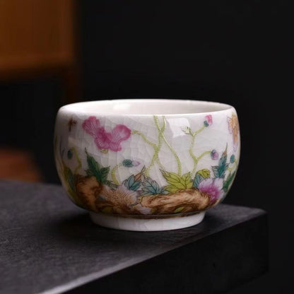 1pc Hulu Little Arhat Master Single Cup Ceramic Kung Fu Tea Set