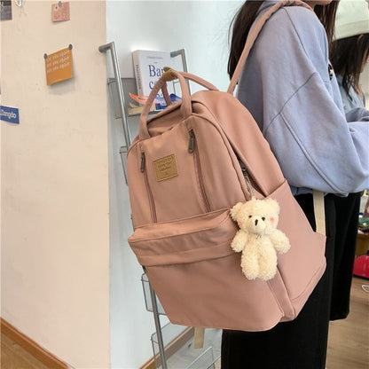 Women Backpack School Bags Student Large 43*13*30 CM Waterproof Blue Red Black