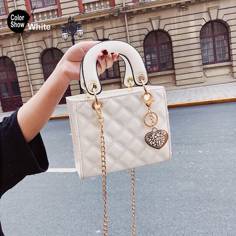Bags Women Plaid Bag Ladies Shoulder Chain Tote Messenger Crossbody HandBag