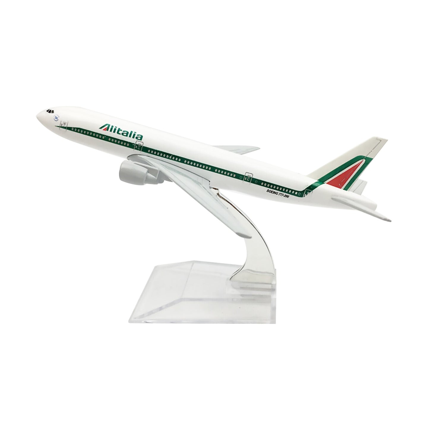 16cm Alitalia 777 Plane Model Aircraft Diecast Metal 1/400 Scale Airplane Mode