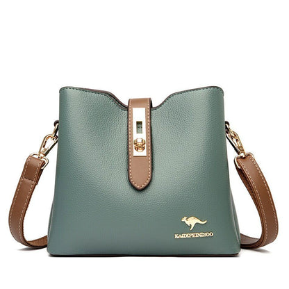 Large Shoulder Bag Synthetic Leather Messenger Bags Fashion Tote Luxury Handbag