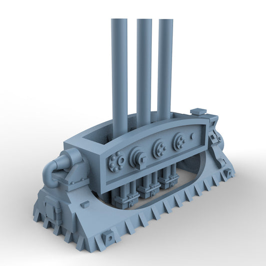 1/350 Model British Mark 10 Triple-Mounted Extended Range Depth Charge Mortar