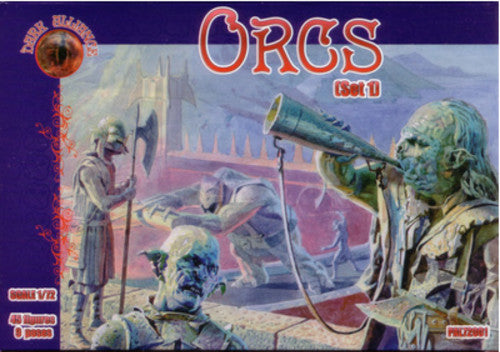 ORCS SET 1 1/72 Soldiers Figures Model Kit DARK ALLIANCE