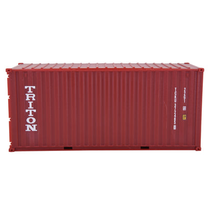 1:35 TRITON 20GP Shipping Container Model Plastic Office Home Decorate Toy