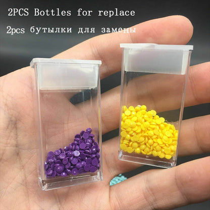 64/128/256 Pcs/Set Bottles Diamond Painting Tools Accessories Storage Containers