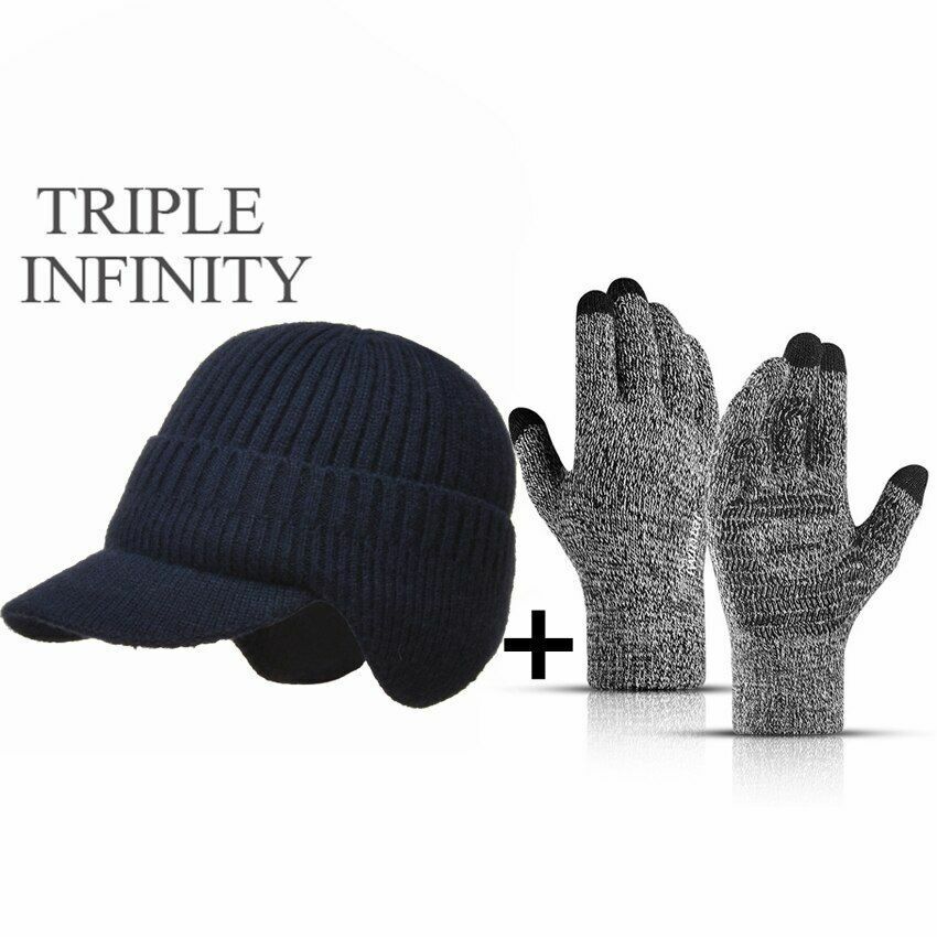 Winter Cap Baseball Outdoor Fishing Riding Thick Windproof Comfortable Soft Hat