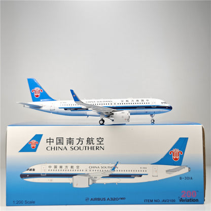 1:200 Aviation CHINA EASTERN AIRBUS A320NEO Passenger Airplane Diecast Model