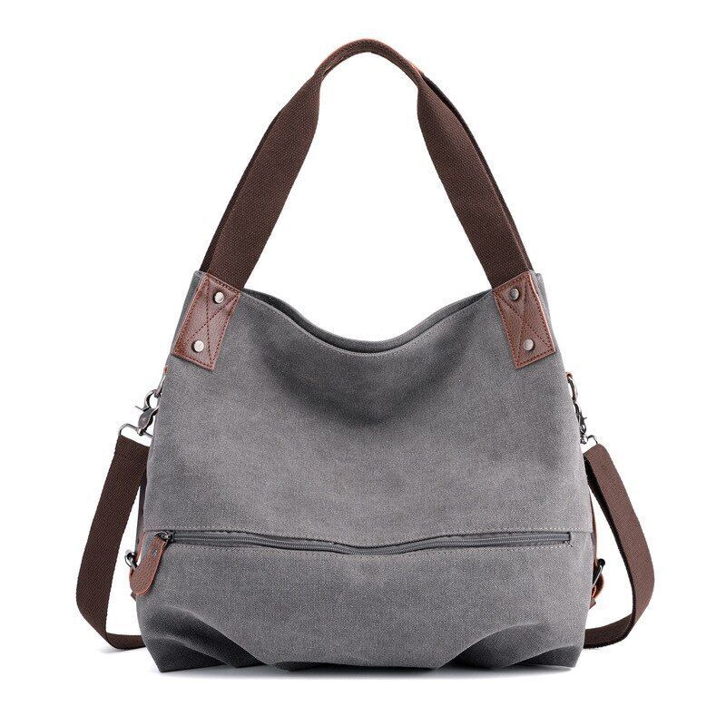 Canvas Bag Fashion Spring Summer Canvas Women's Bag Shoulder Messenger Purse 1PC