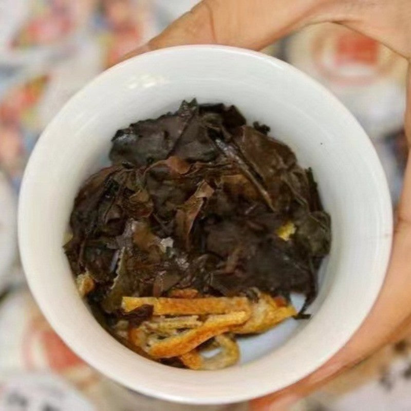 500g Tangerine Peel White Tea Aged White Tea Mini Tea Cake Small Tuo Tea Bulk