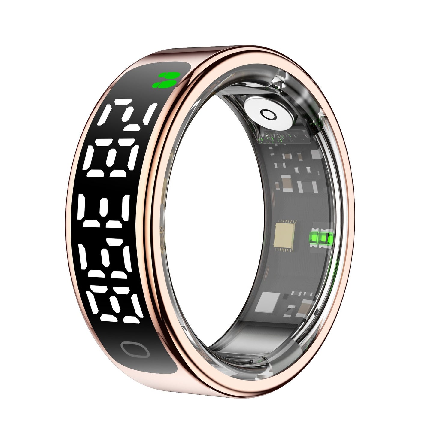 Smart ring heart rate blood oxygen exercise meter step Bluetooth camera--