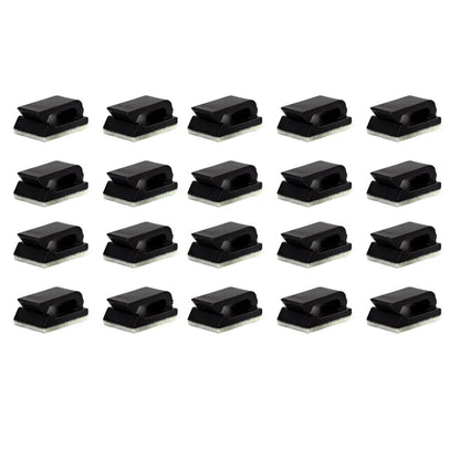 20Pcs Wire Tie Cable Clamp Clip Holder Self-adhesive For Car DVR Detector GPS