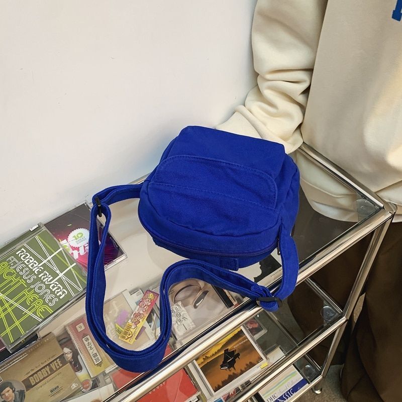 Canvas Messenger Bag Women Nylon Crossbody Bag Mini Handbags Summer Shoulder Bag