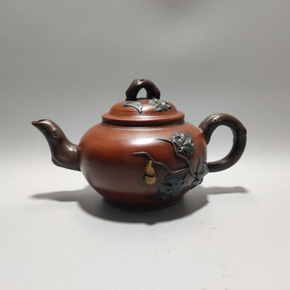 Vintage Chinese Yixing Purple Clay Teapot Zisha Ceremony Fashion Nice Teaware