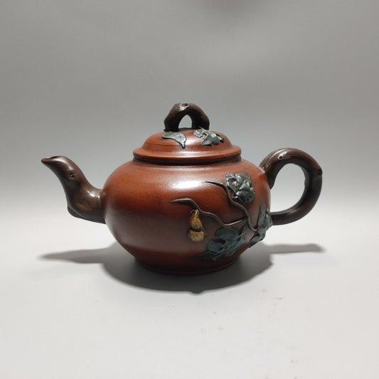 Vintage Chinese Yixing Purple Clay Teapot Zisha Ceremony Fashion Nice Teaware