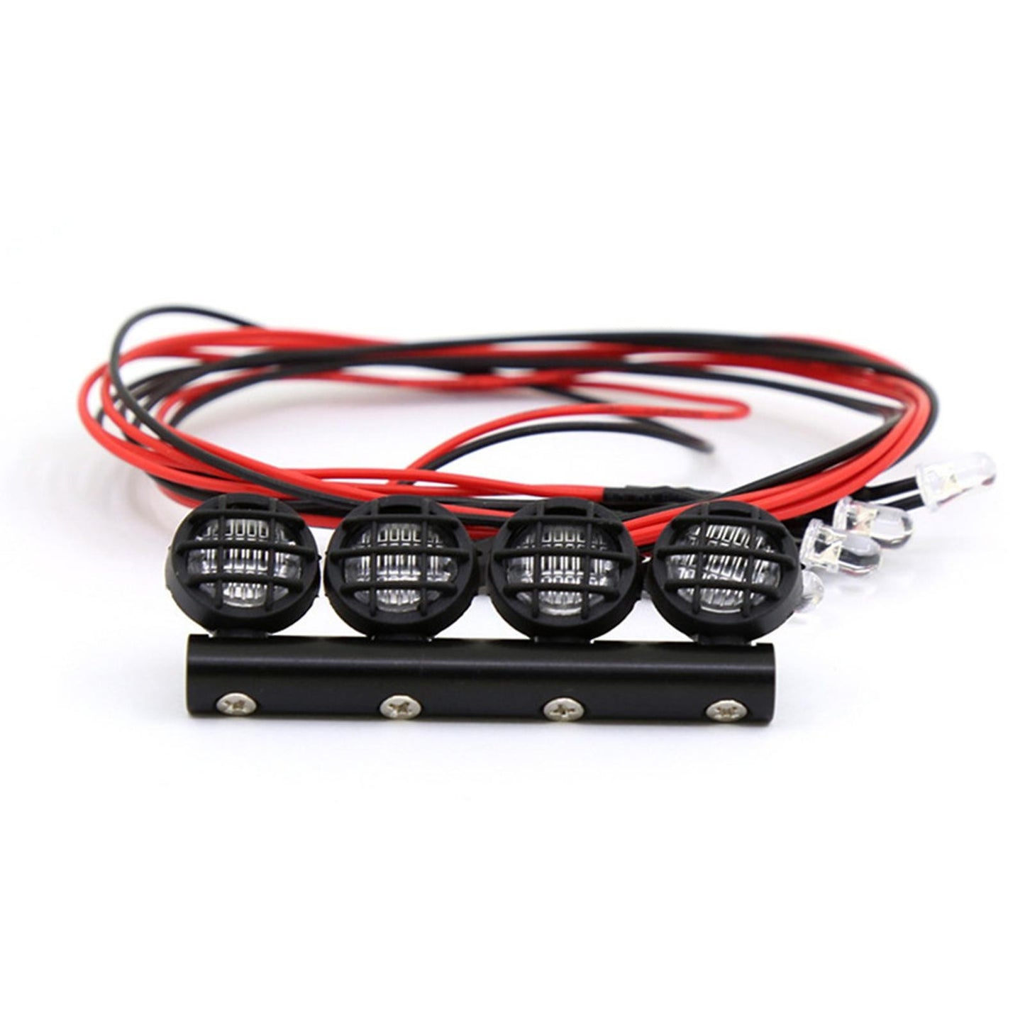 Roof Light Bar Headlight For Axial SCX24 AXI00001 1/24 RC Car Buggy Parts