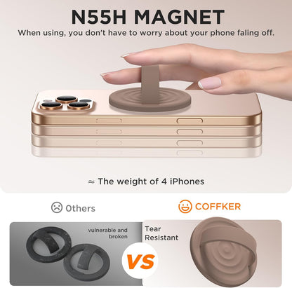 Magnetic Phone Grip Ring Holder, Liquid Silicone Magnet Cell Phone Grip Finger L