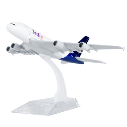 Airplane 16Cm Model For Federal Express A380 1:400 Aircraft Kits Collection/Gift